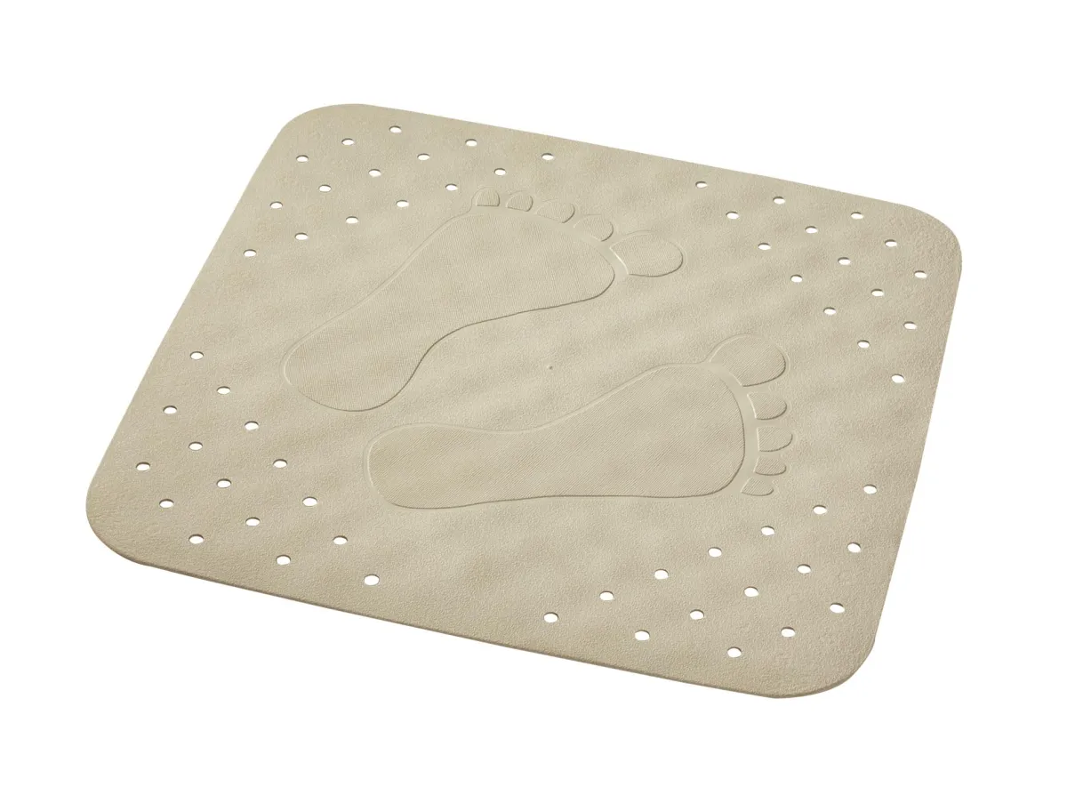 Podloga za kadu Footprints 54x54cm bež Ridder