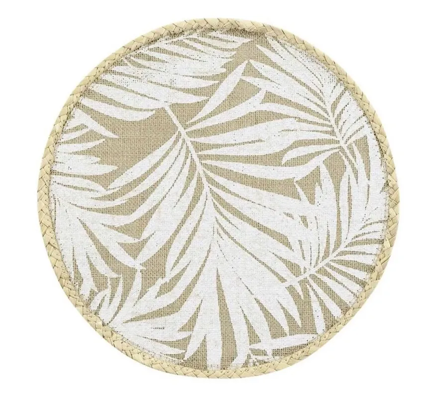 Podmetač za sto fi 38cm bež-beli Douceur d Interieur
