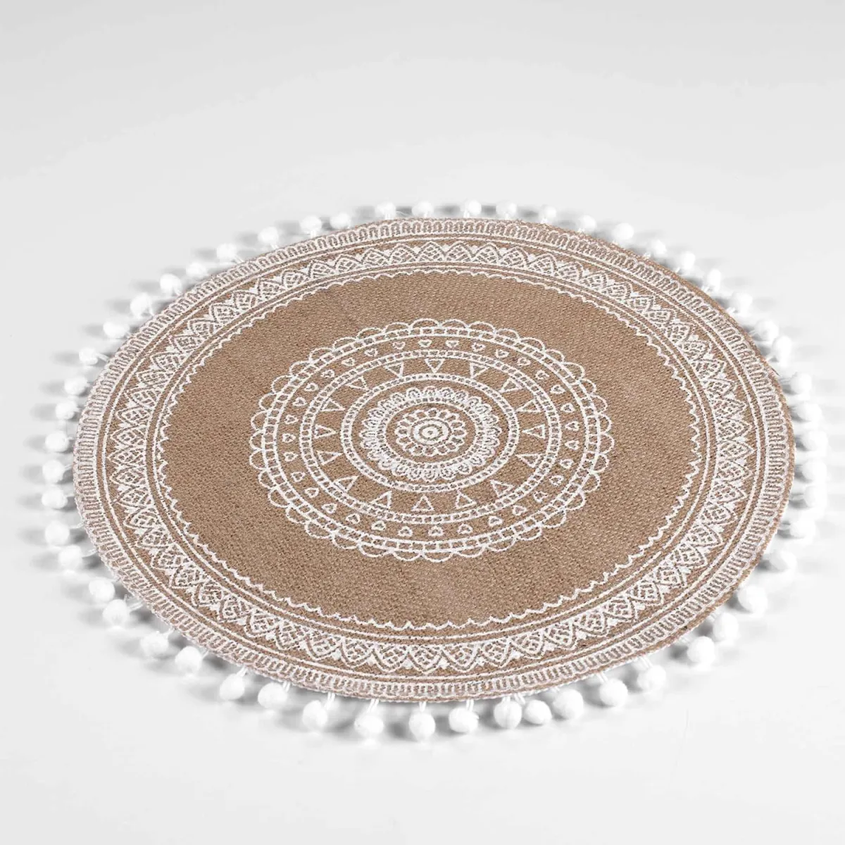 Podmetač za sto fi 38cm bež-beli Douceur d Interieur