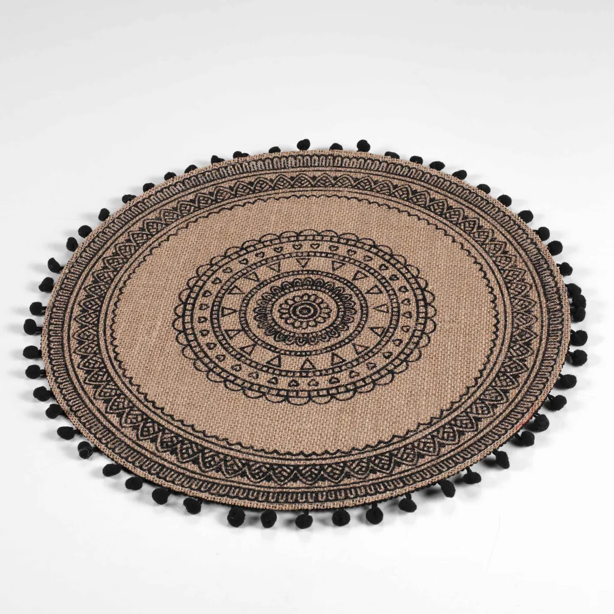 Podmetač za sto fi 38cm bež-crni Douceur d Interieur