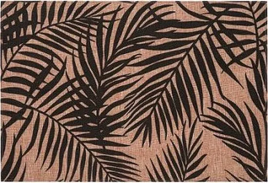 Podmetač za sto Palm 45x30cm braon-crni Secret de Gourmet