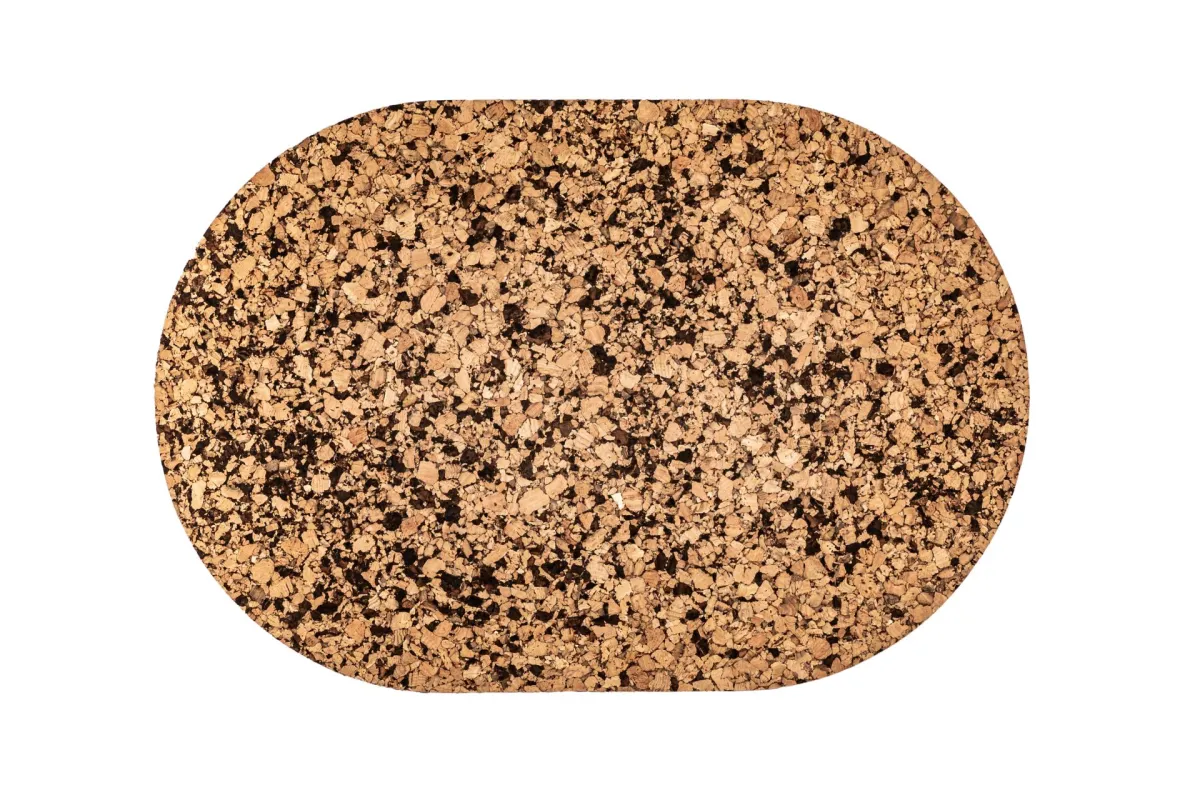 Podmetač za sto Querco 45x30cm ovalni bež/braon ZicZac