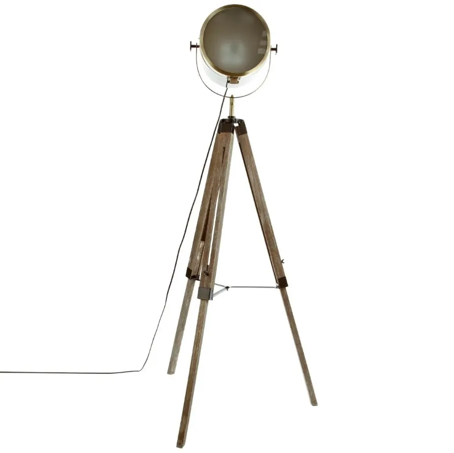 Podna lampa Ebor E27 25W 109/152cm boja bronze Atmosphera