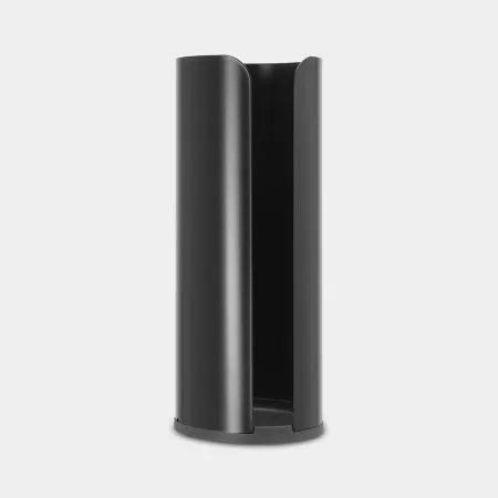 Podni držač za toalet papir ReNew fi 13.2x32.1cm crni Brabantia
