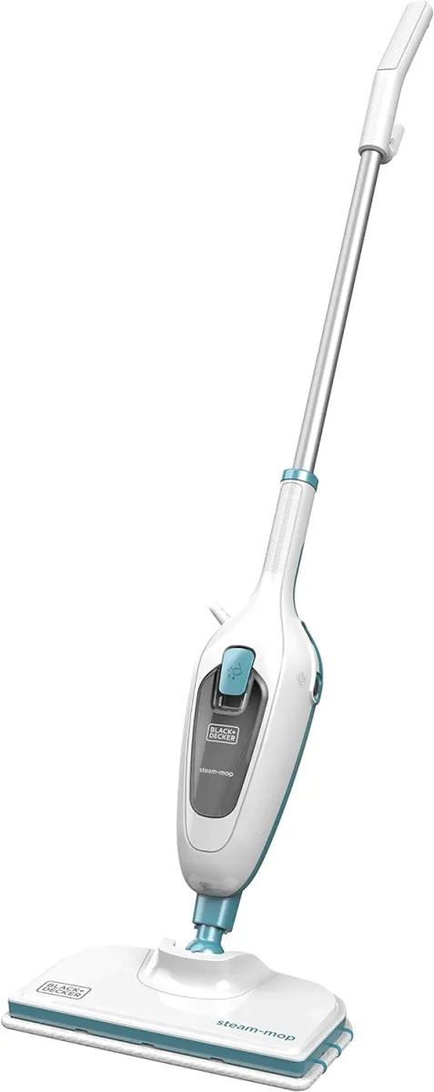 Podni paročistač 1300W beli/plavi Black+Decker