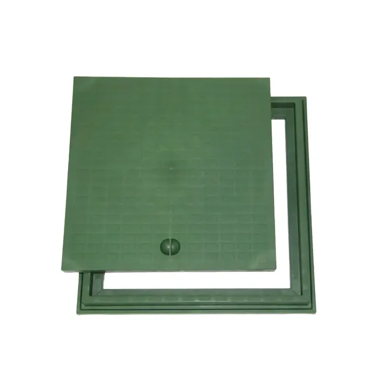 Poklopac za šahtu + ram Top PP 55x55cm zeleni Stamplast