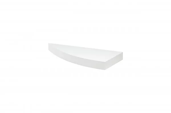 Polica Big Boy Convexe 570x250x50mm bela Dolle