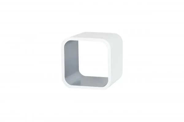 Polica drvena Softcube 255x255x200mm bela/siva Dolle