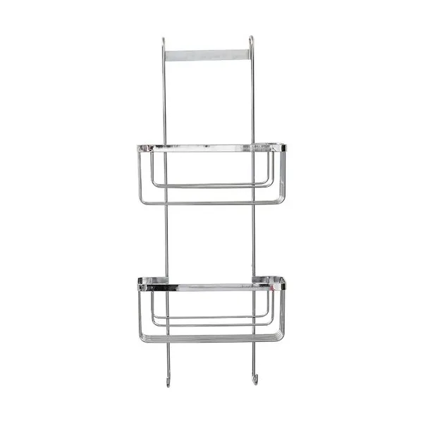 Polica dvodelna viseća 25.2x60cm hrom Tendance