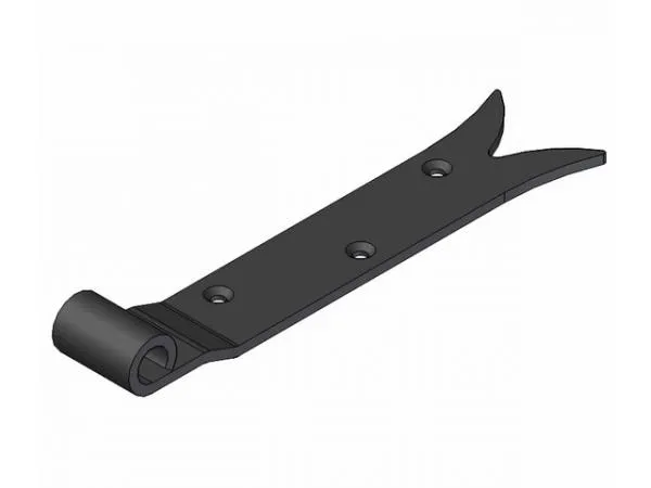 Poluspojnica gotik fi 14 450mm crna mod. 7000 Amig