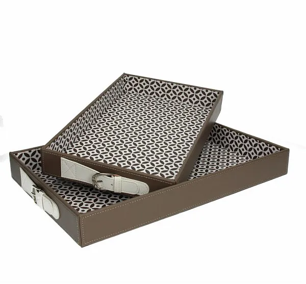 Poslužavnik ESPRIT 38x34/28x43cm tamno braon 2/1 A.F.