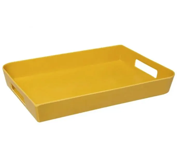Poslužavnik Modern Color 35x25cm sa ručkama žuti 5five