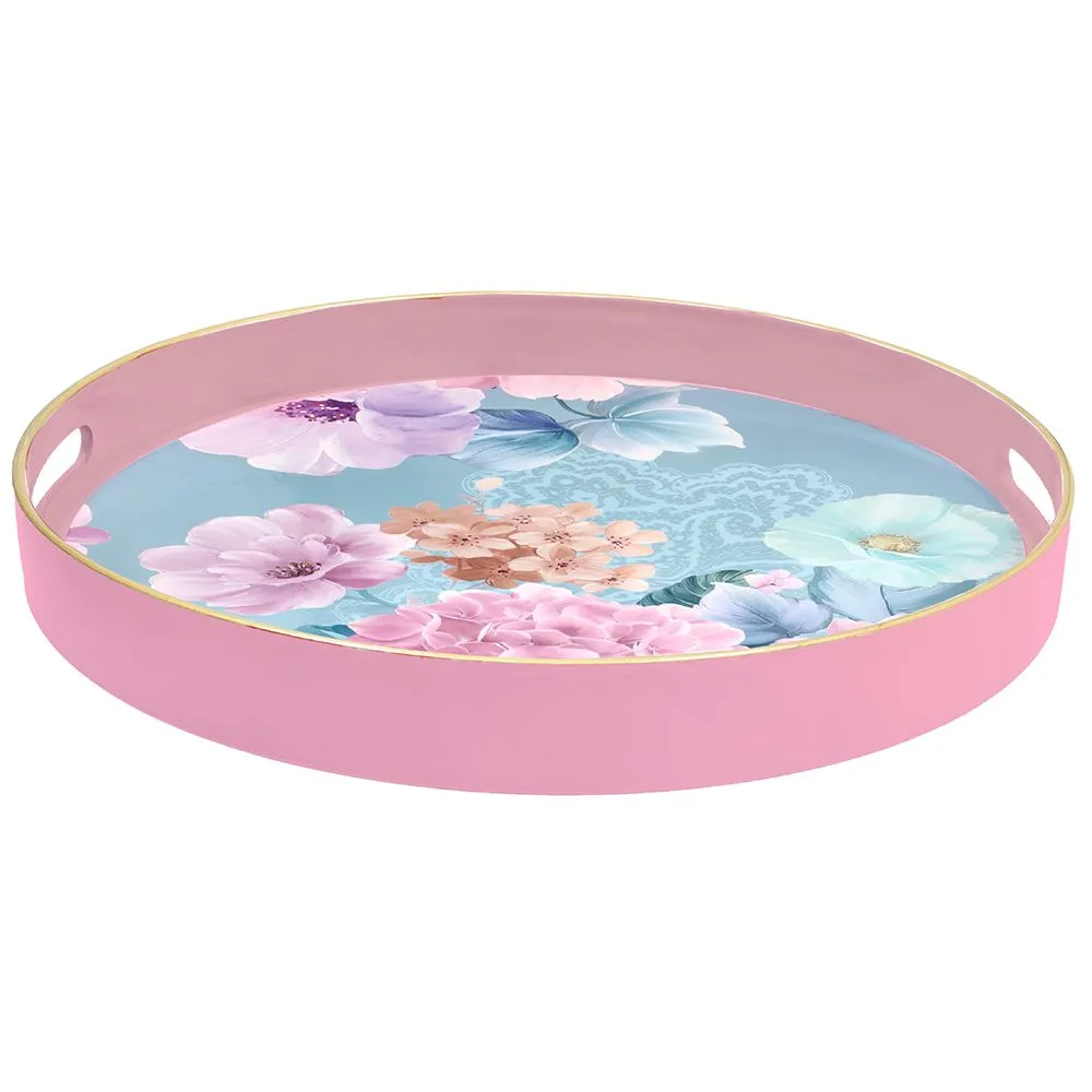 Poslužavnik Party time Flowers fi 38cm Andrea Fontebasso
