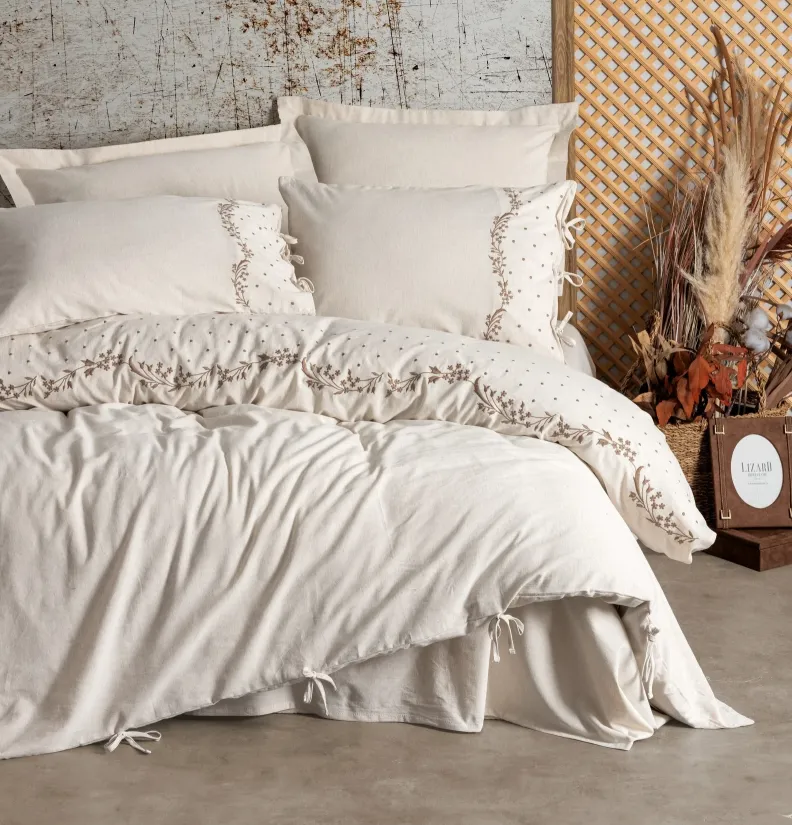 Posteljina Linen Pelias za franc. krevet Cottonbox