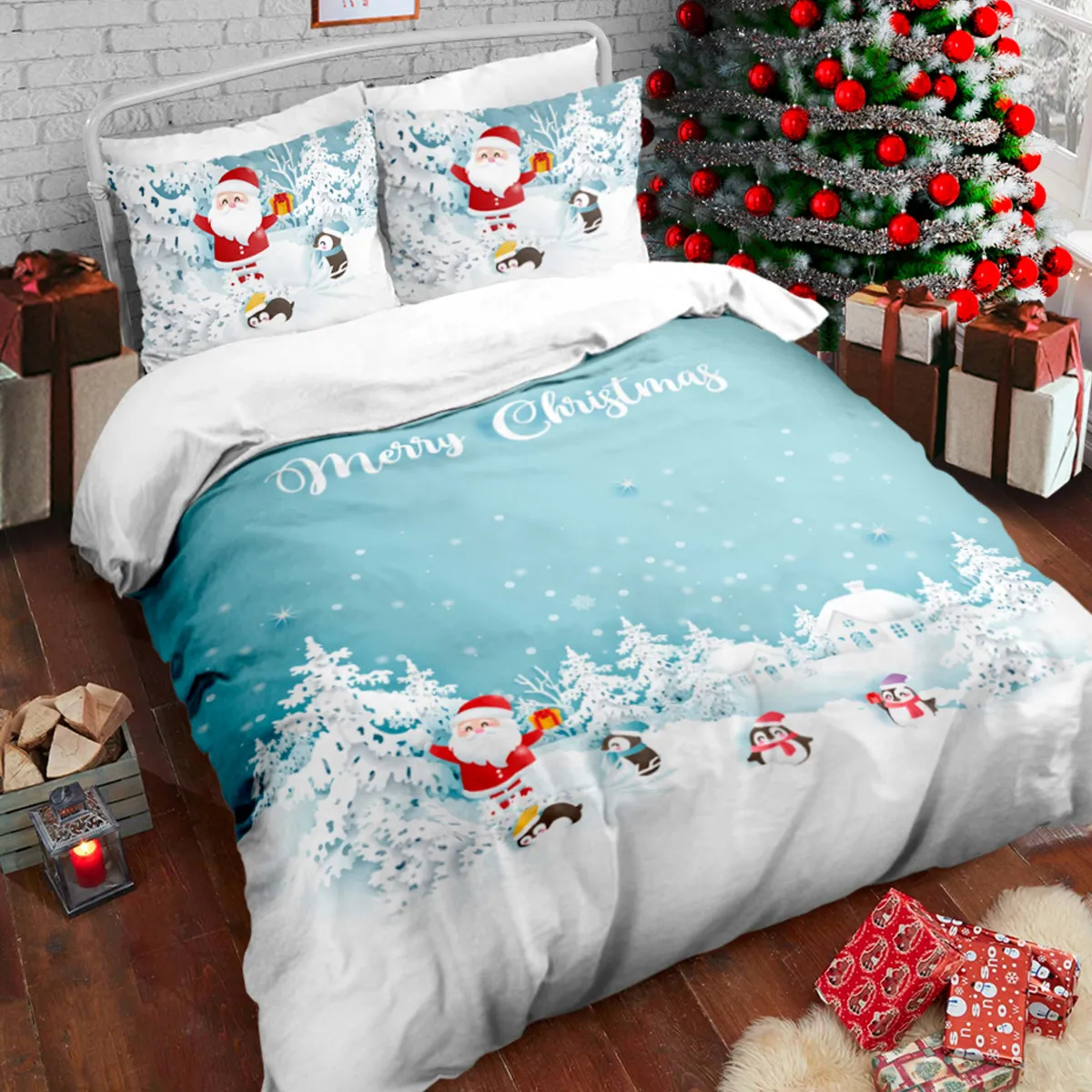 Posteljina Ranforce 3D Funky za franc. krevet The Club Cotton