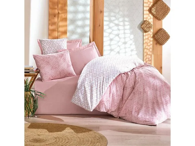Posteljina Ranforce Best za jedan krevet roza Cottonbox