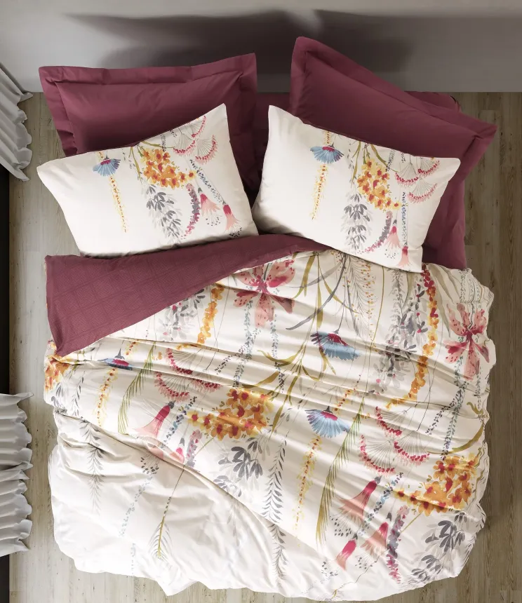 Posteljina Ranforce Modeline Flos za jedan krevet Cottonbox