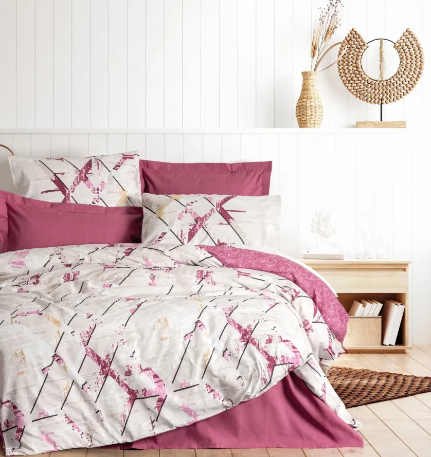 Posteljina Ranforce Modeline Renata za franc. krevet Cottonbox