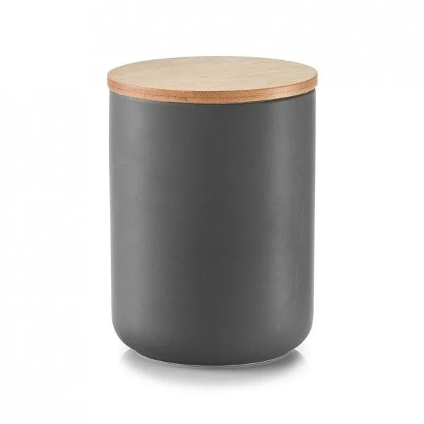 Posuda 1150ml fi 12x16cm sa poklopcem od bambusa antracit Zeller