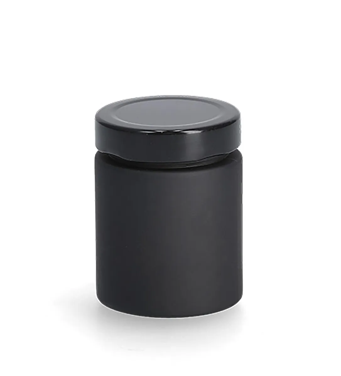 Posuda 150ml fi 6.1x8.2cm sa metalnim poklopcem crna Zeller