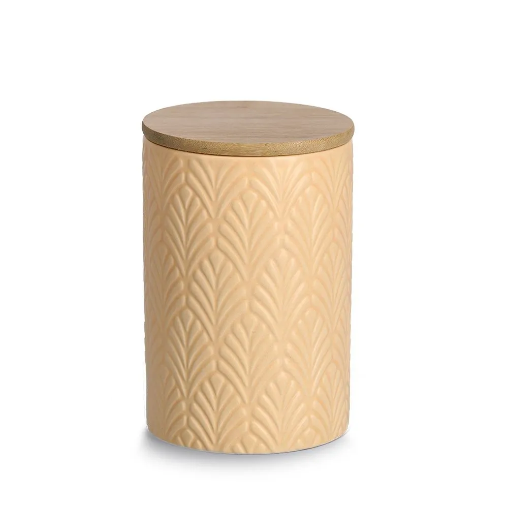 Posuda 720ml fi 10x15cm sa poklopcem od bamb. boja breskve Zeller