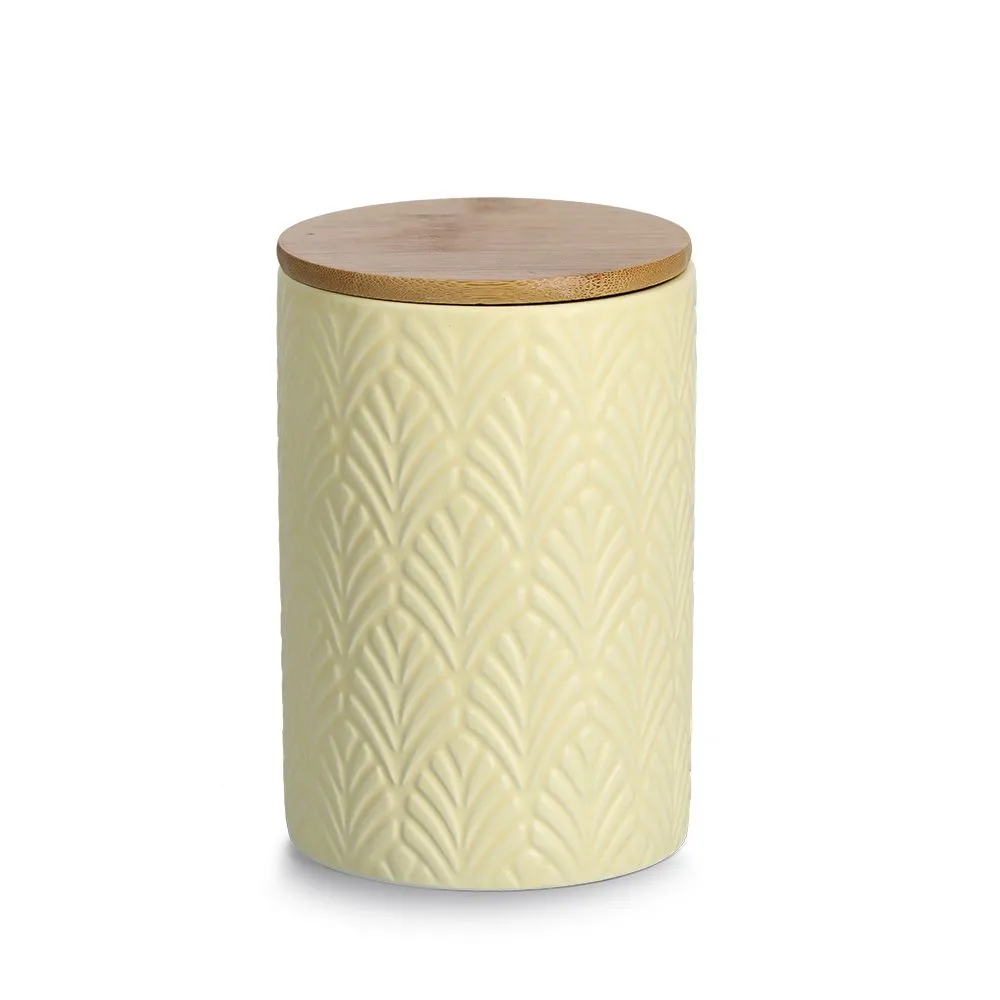 Posuda 720ml fi 10x15cm sa poklopcem od bamb. boja vanile Zeller