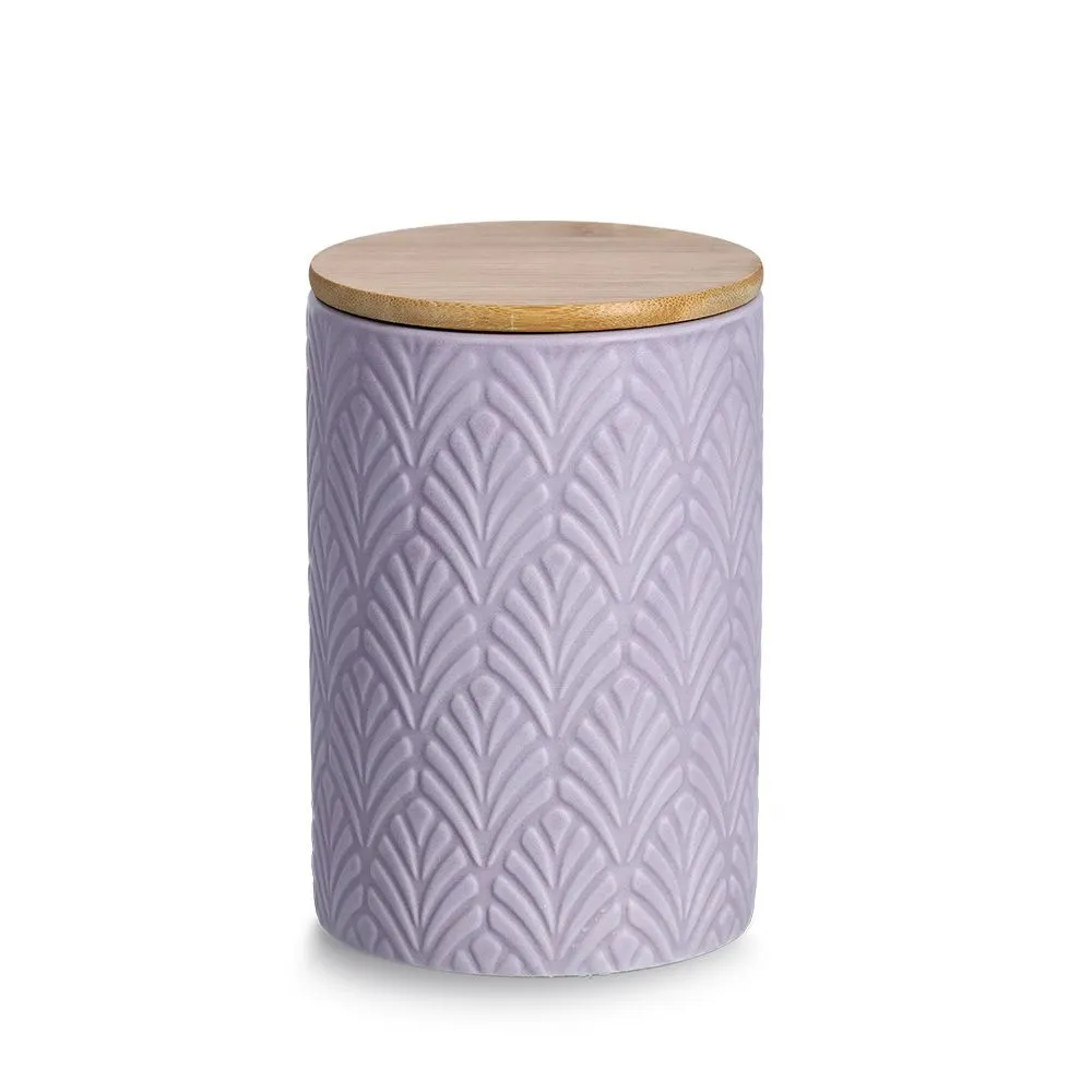 Posuda 720ml fi 10x15cm sa poklopcem od bamb. lila Zeller