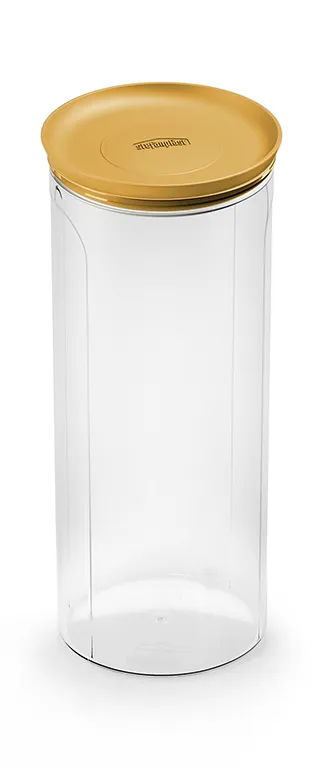 Posuda Daily 2.2l fi 12x28cm sa poklop. transp./boja senfa Stefanp.