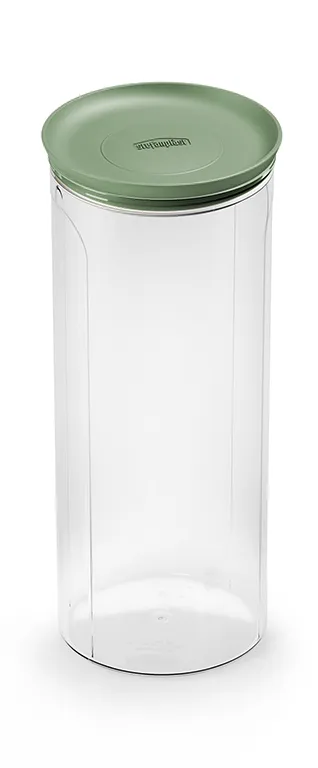 Posuda Daily 2.2l fi 12x28cm sa poklop. transp./zelena Stefanplast