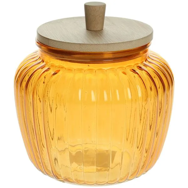 Posuda Dolce casa Barry 1300ml sa bambus. poklop. narandžasta Tognana