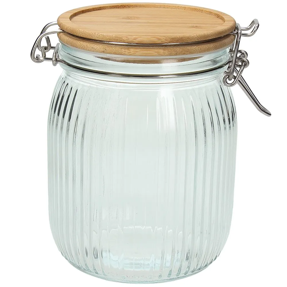 Posuda Dolce casa Vidrio 700ml sa bambus poklopcem Tognana