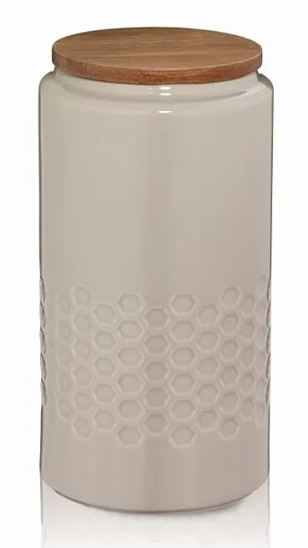 Posuda Mellis 1.3l sa drvenim poklopcem opal siva Kela