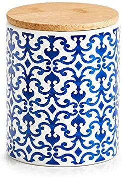 Posuda Morocco 600ml fi 9.5x12.2cm sa poklop. plavo/bela Zeller