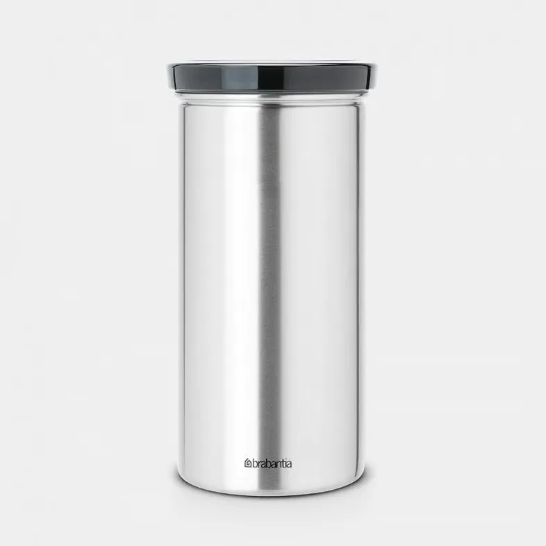 Posuda za kapsule za kafu sa poklop. fi 8.5x17cm mat inoks Brabantia