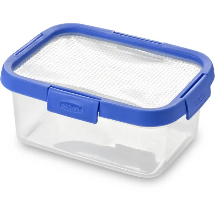Posuda za odlaganje hrane Smart Flexi 1.2L sa plavim poklop.Curver