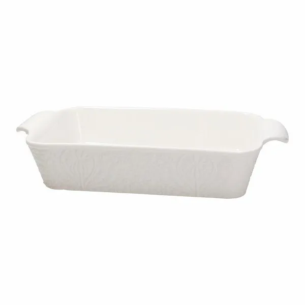 Posuda za pečenje Ornament Copenaghen 37x21,5cm bela Tognana
