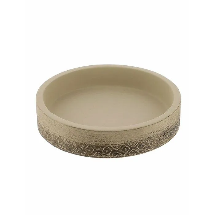 Posuda za sapun Arezzo fi 10x2cm bež Tendance