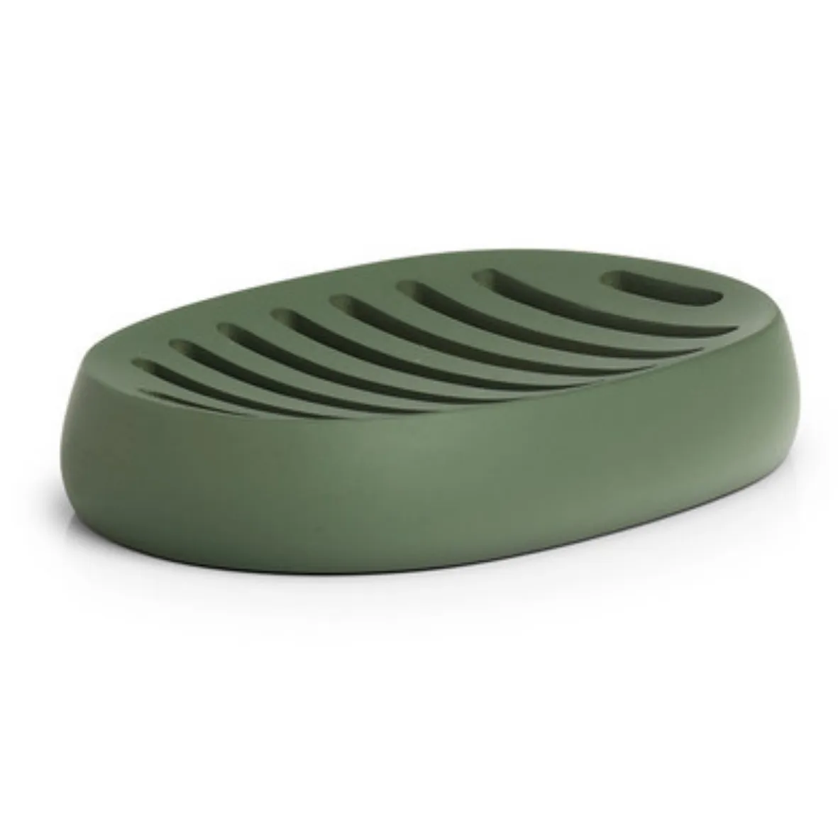 Posuda za sapun Modern 13x9x2.5cm zelena Zeller