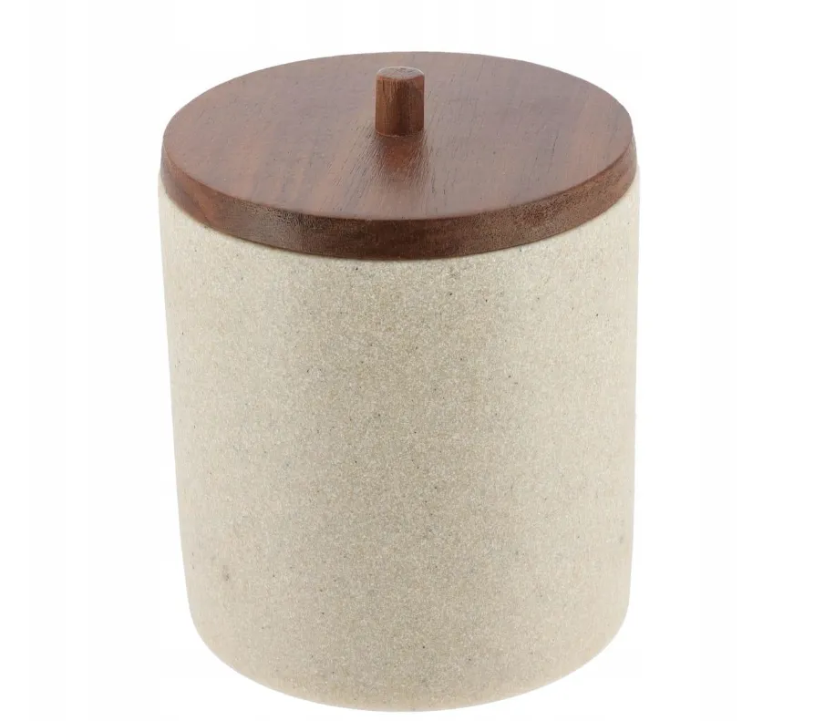 Posuda za tufere Perugia fi 10x12.7cm bež/boja drveta Tendance