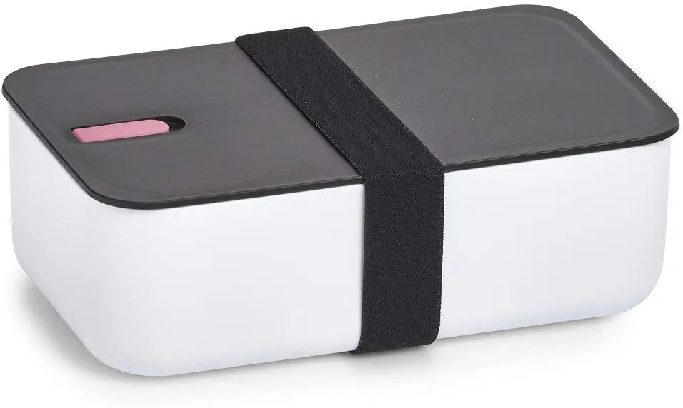 Posuda za užinu 19x12x6.5cm crna/bela/roze Zeller