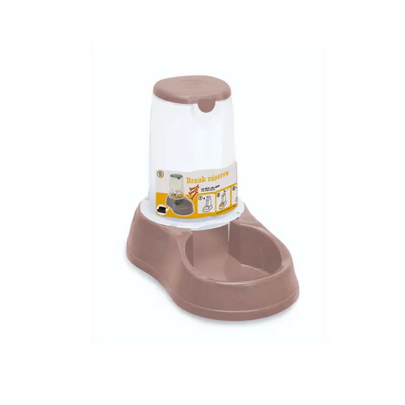Posuda za vodu za kućne ljubimce Break 1.5l sv. braon Stefanplast