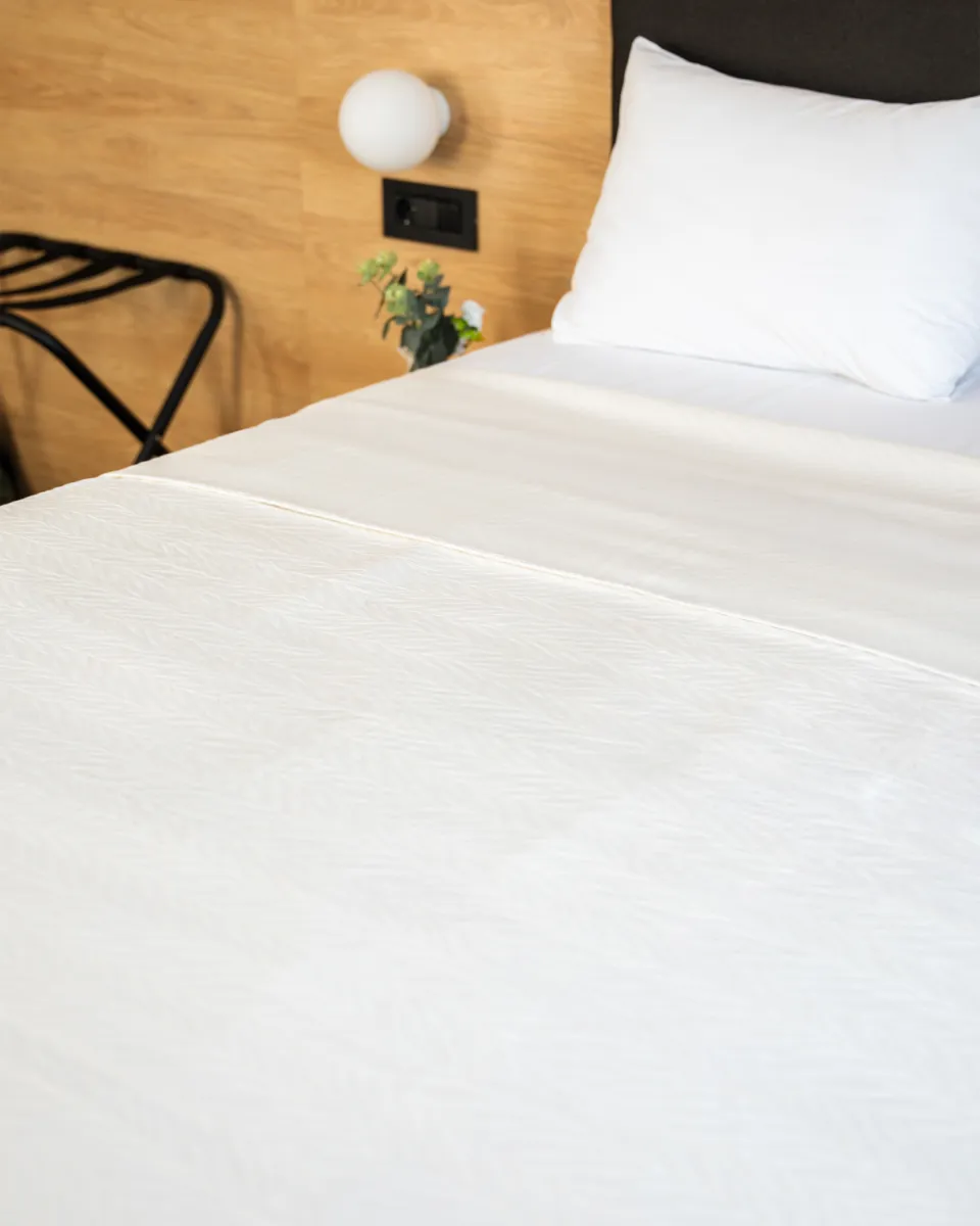 Prekrivač za jedan krevet Jacquard 180x240cm 250g/m2 krem
