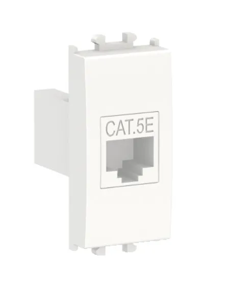 Priključnica mrežna Easy Styl 1M RJ45 Cat5 bela Schneider Electric