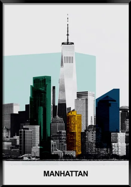 Print slika Artbox AB116 50x70cm Urban I Styler