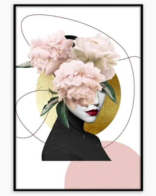 Print slika Artbox Digi AB173 50x70cm Peony Girl Styler