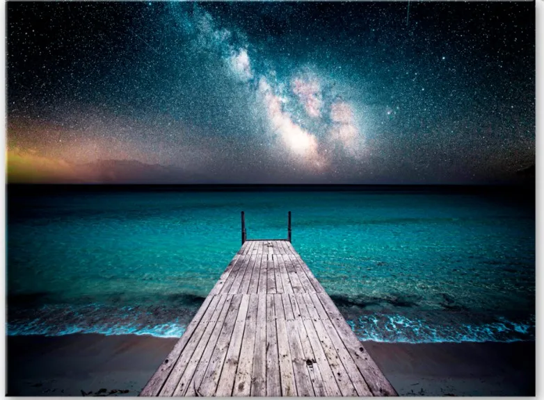 Print slika Canvas Silver ST617 85x113cm Milky Way Styler