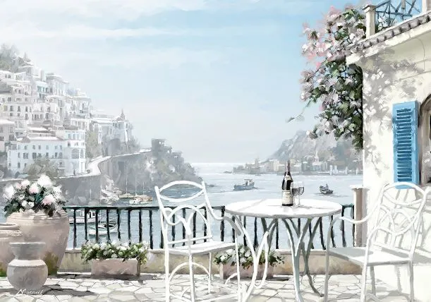 Print slika Canvas ST517 70x100cm Amalfi Styler