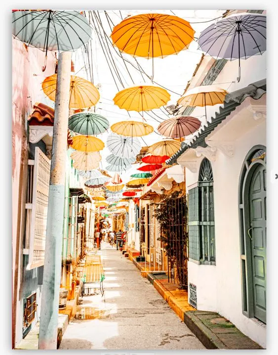 Print slika Canvas ST609 60x80 Umbrella Styler
