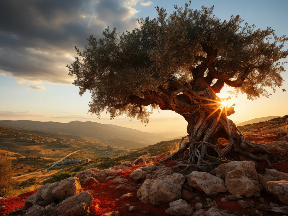 Print slika Canvas ST768 Olive Tree I 60x80cm Styler