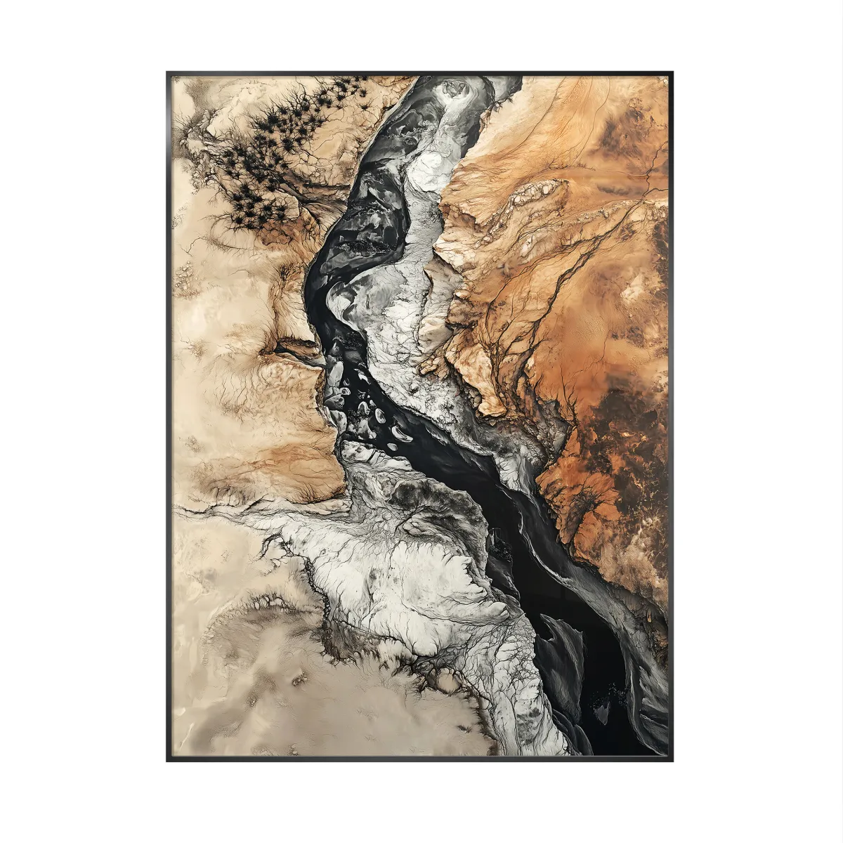 Print slika Glasspik Framed BL FA054 80x120cm Jupiter Styler